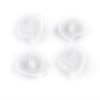 Hemline - Heart Shaped Shank Buttons 11mm