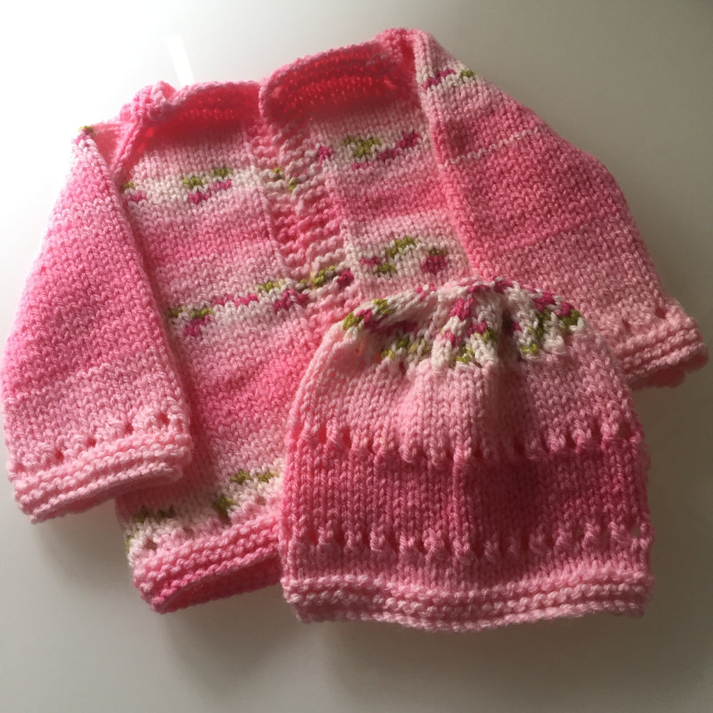 Sweet Baby Cardigan using Cicibebe 595-01