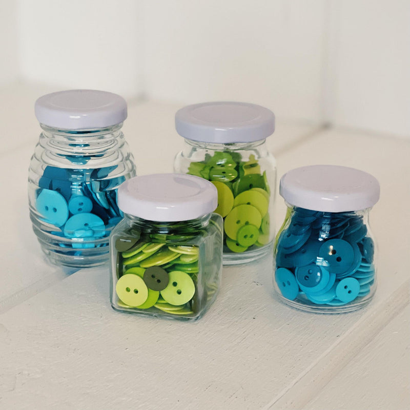 Ombre Buttons in a Jar