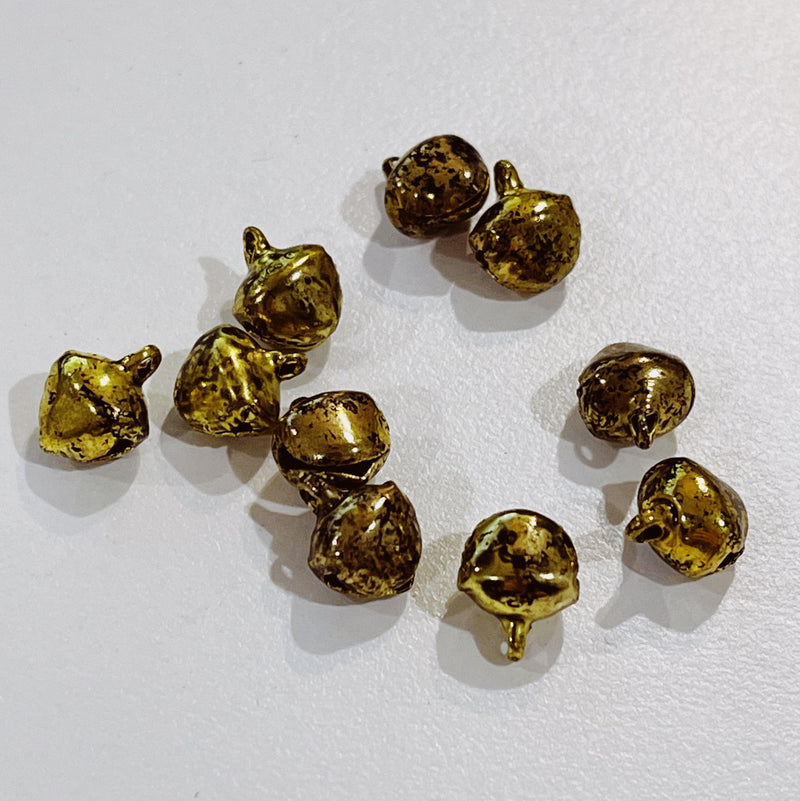 Small Bells Vintage Brass - 6mm