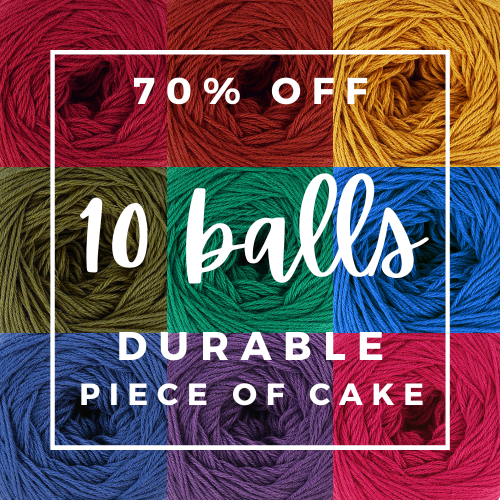 Durable Piece of Cake - 10 balls - Mixed