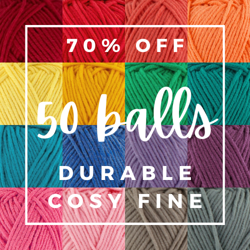 Durable Cosy Fine - 50 balls - Mixed