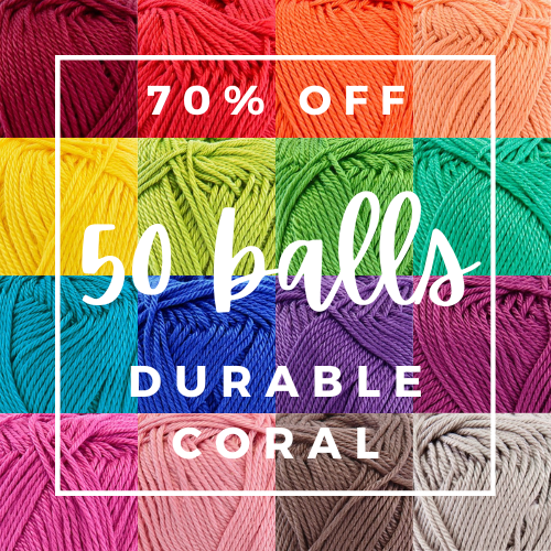 Durable Coral - 50 balls - Mixed