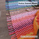 Rainbow Sea Waves Blanket Bundle - Cool