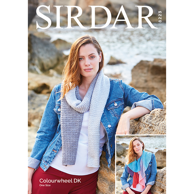 Sirdar 8223 - Scarf - 2 Variations