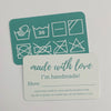 Yarnish Laundry Care Cards